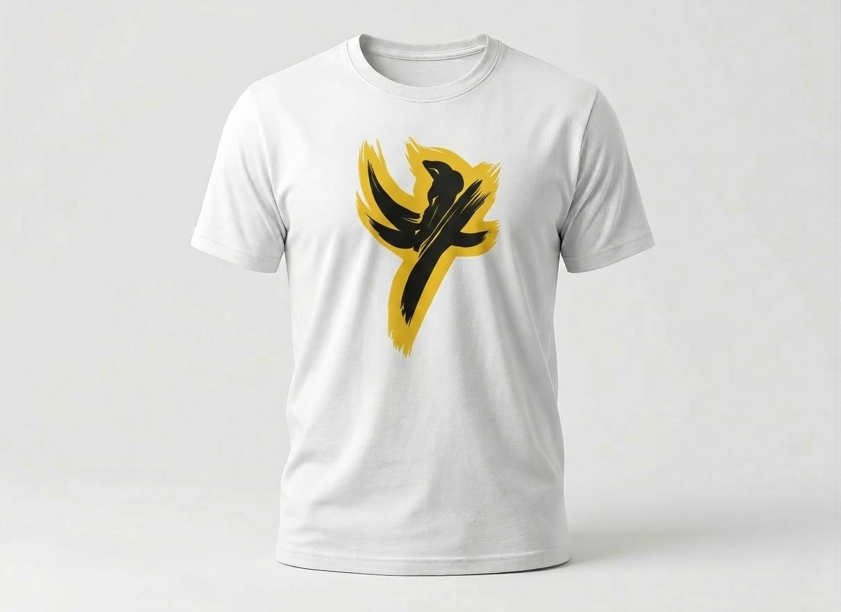 White fitted shirt with Logo OW7