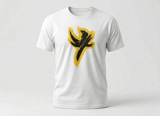 White fitted shirt with Logo OW7