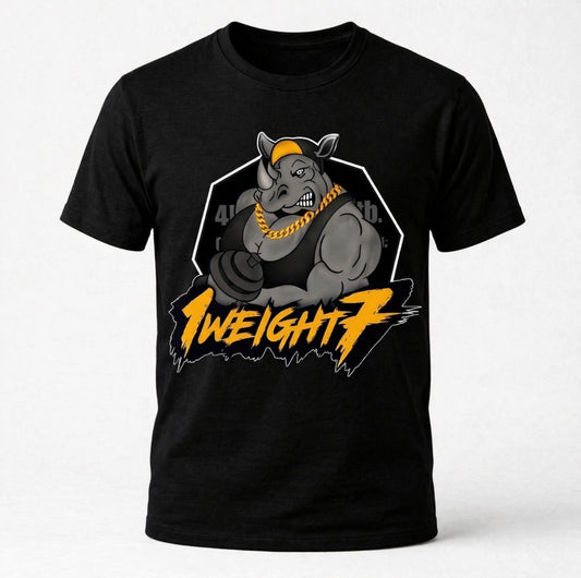 1Weight7 - Black Shirt