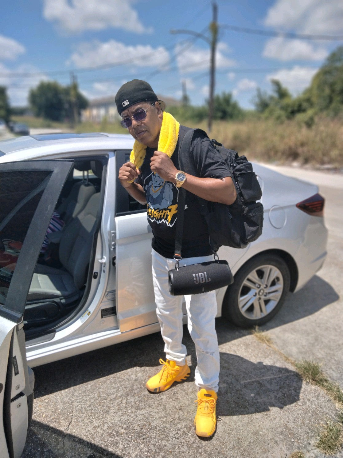 1Weight7 - Black Shirt